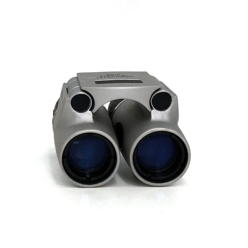 Hollyview Mini Pocket Folding Roof Binoculars Silver Color 7x18 for Kids Adults