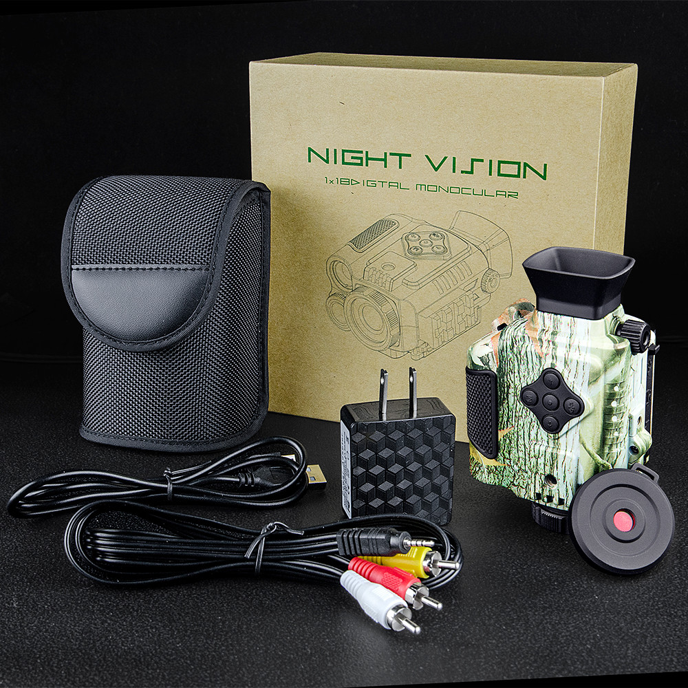 8X32 Digital Night Vision Monocular For Complete Darkness Hunting & Surveillance