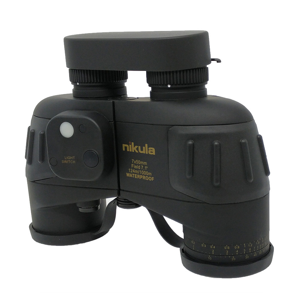 Black Compass Waterproof Military HD Binoculars Telescope for Bird Watching